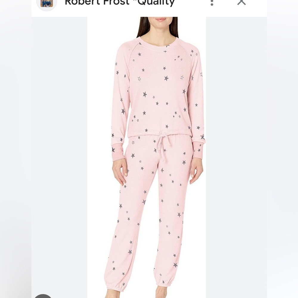 UGG Pink Star Print Pajama Set